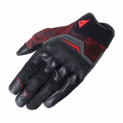 Dainese ERMEX letní sportovní rukavice černé/červené vel.XS